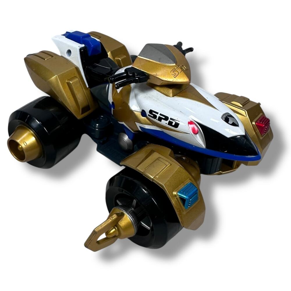 Bandai Power Rangers‎ SPD ATV Delta Morph Quad Bike Action Figure Toy Loose 2004